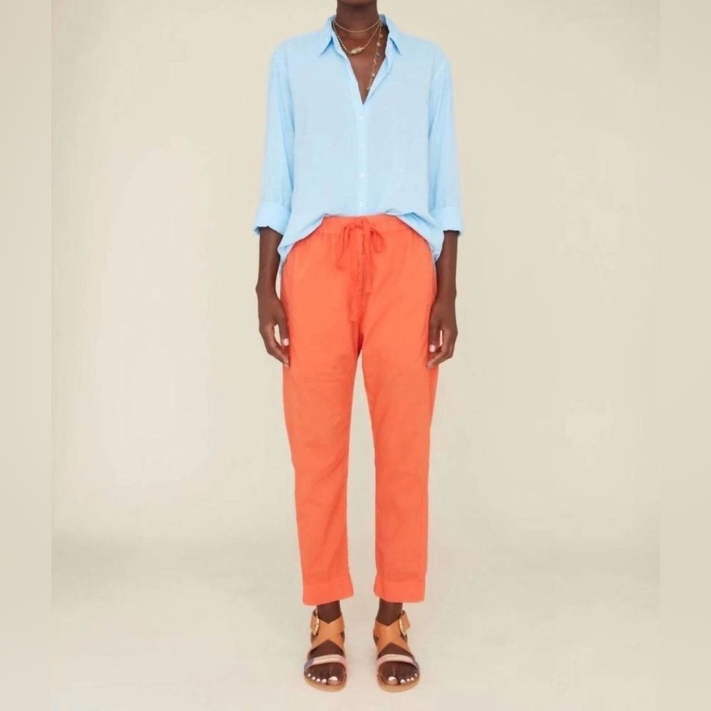 Xirena Draper Mandarin Orange Lightweight Elastic Waist Pull-On Pants — Size XL